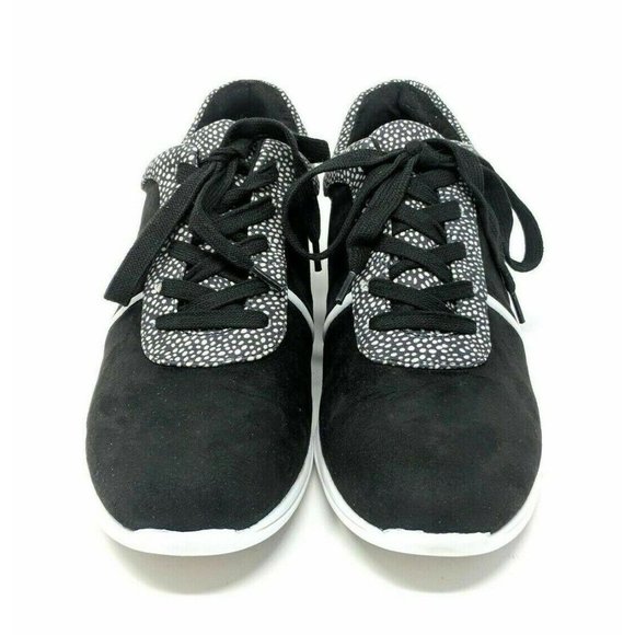 Isaac Mizrahi Live! Suede Contrast Dot Lace-Up Sneakers Size 10m - Picture 3 of 5